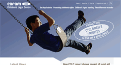 Desktop Screenshot of childrenslegalcentre.com